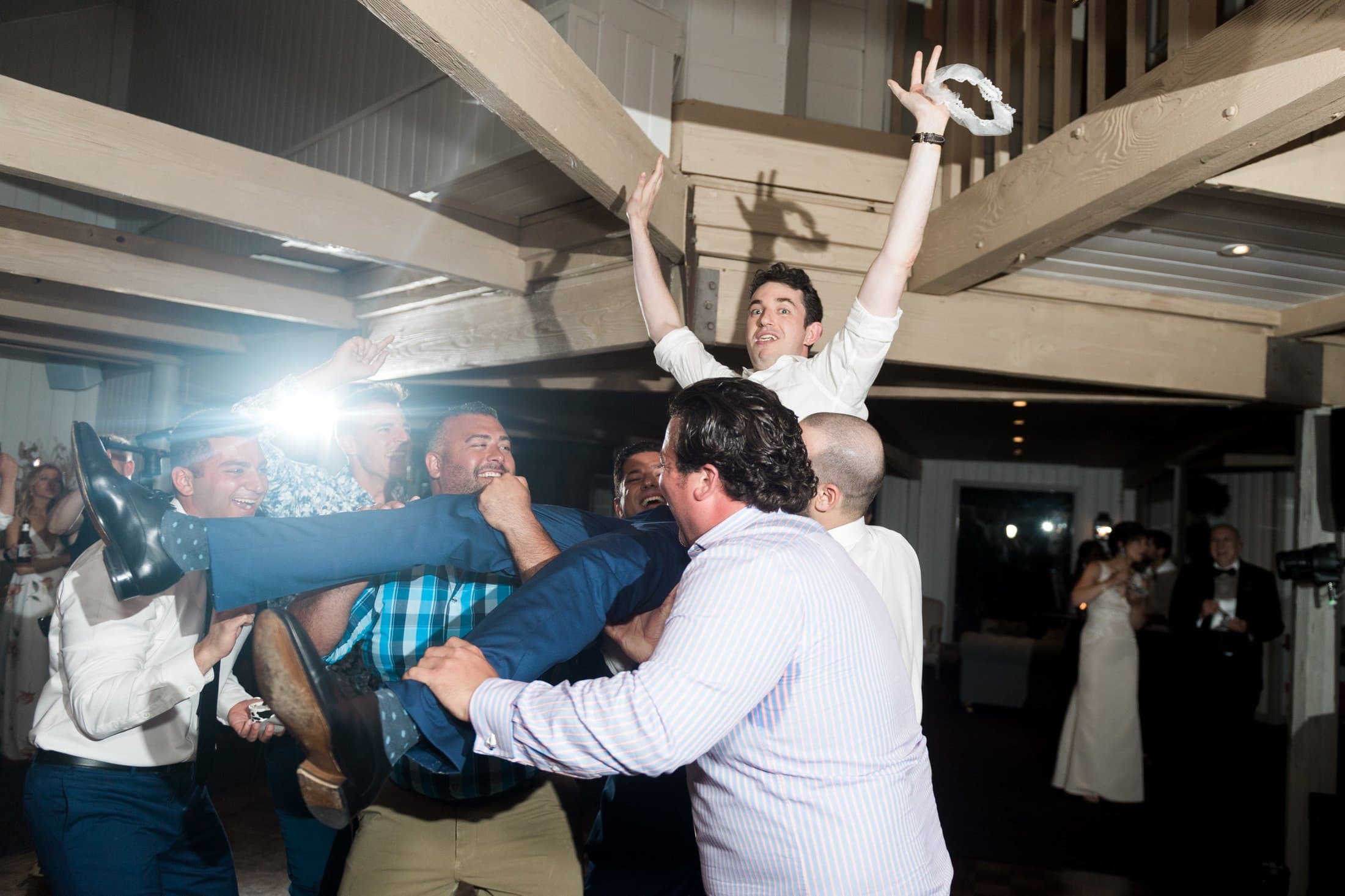 Packed dance floor at a DJ MOJOE wedding